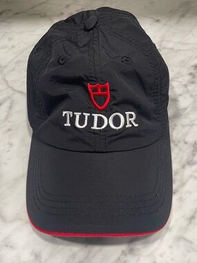 Tudor Logo Black Red Adjustable Baseball Cap Watch Brand Authenticity Unknown